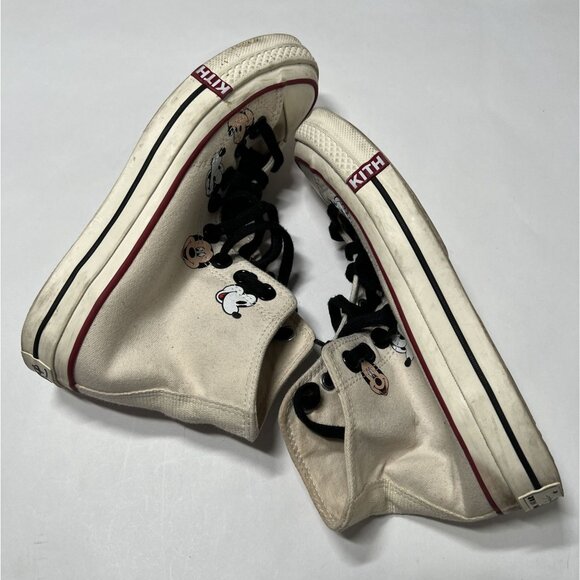 KITH x Converse Chuck Taylor All Star 70 Hi Sneakers in Disney Egret - Picture 6 of 8